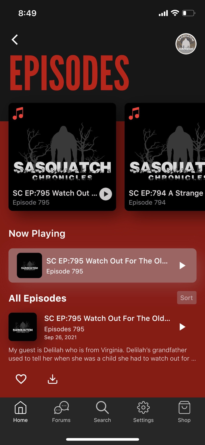 Sasquatch Chronicles