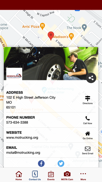 Missouri Trucking Association screenshot 2