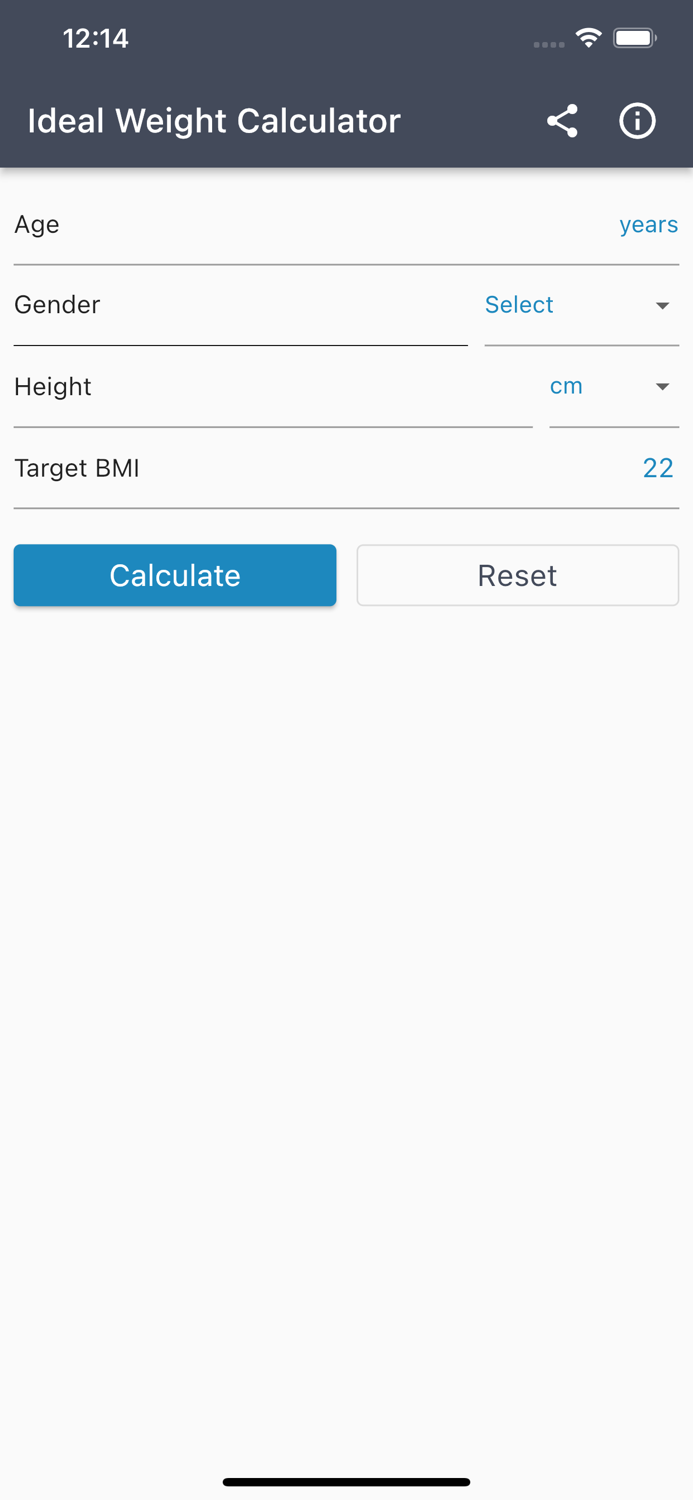 Ideal Body Weight Calculator