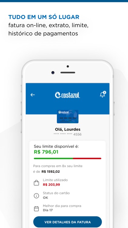 Cartão Costazul Supermercados