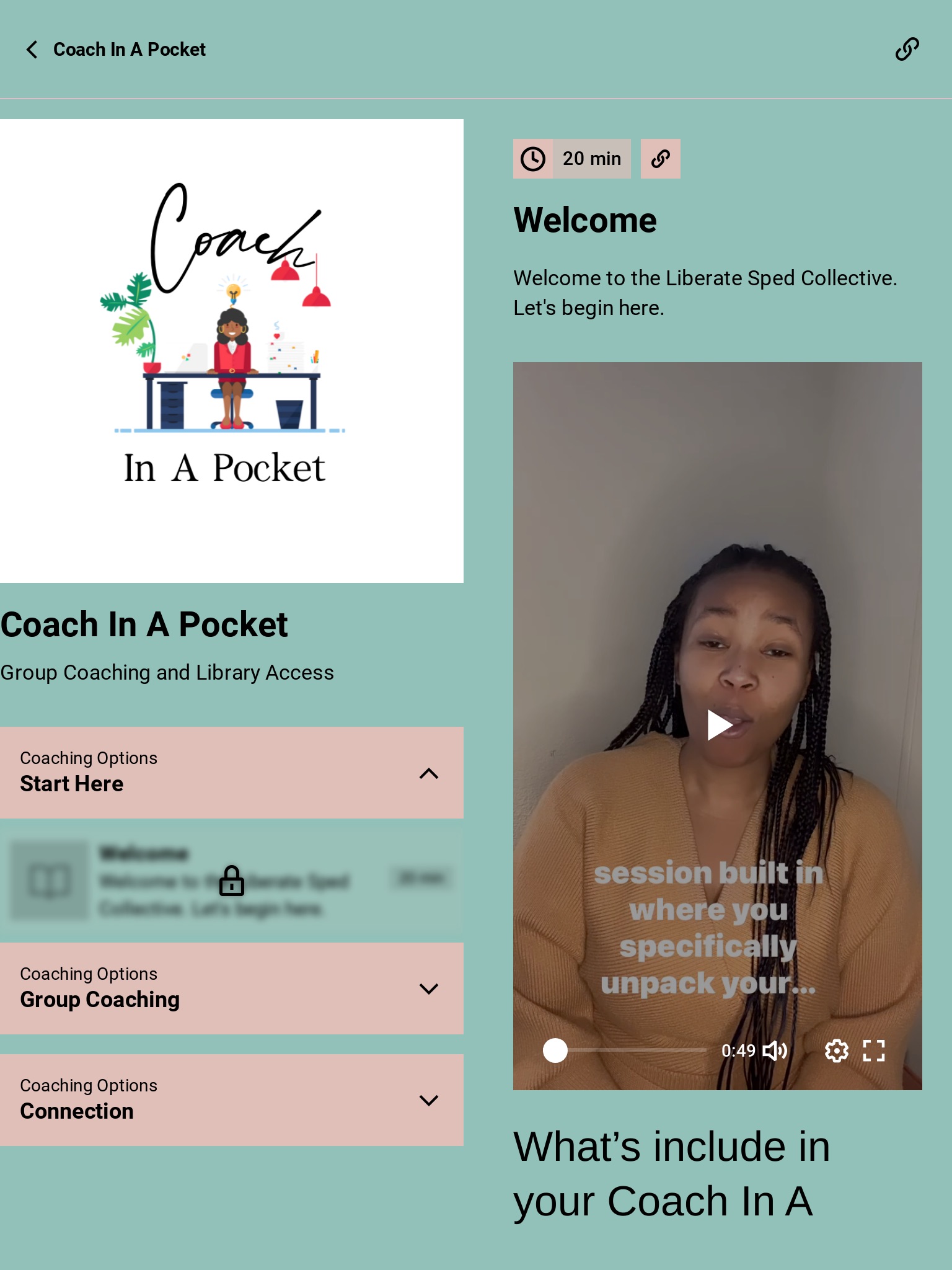 Coach In A Pocket screenshot 3