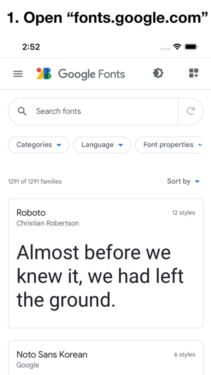 Any Font for Safari