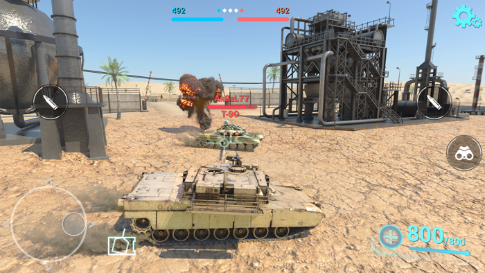 Tanks battlefield PvP Battle