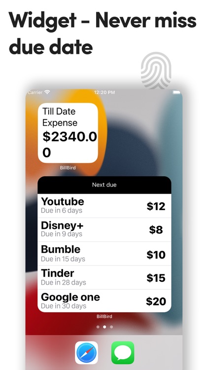 Bilbird: Subscription Reminder screenshot-4