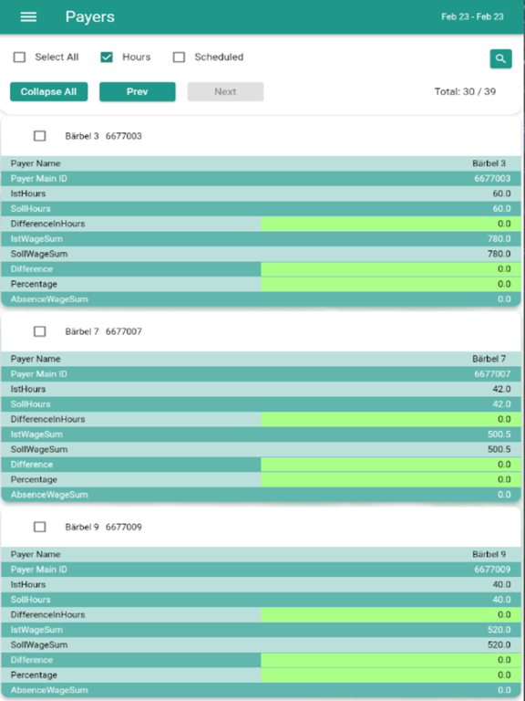 SAPHIR Plan Management screenshot 4