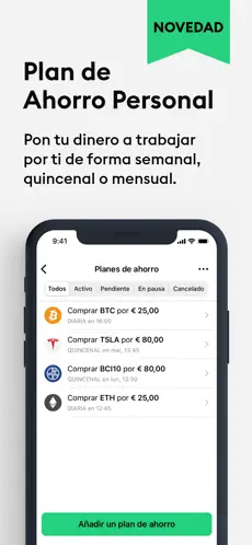 Screenshot 4 Bitpanda: Invierte en Bitcoin iphone