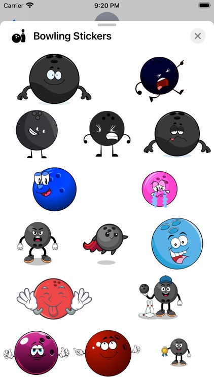 Bowling Stickers