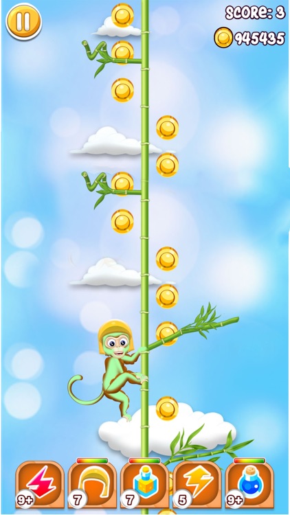 Bamboo Climbing Monkey Racing screenshot-5