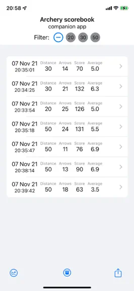 Game screenshot Archery scorebook mod apk
