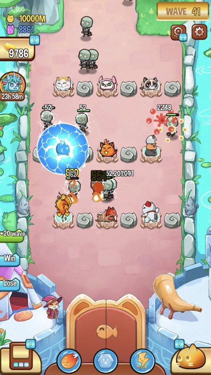 Tower Defense: Cat vs Zombie