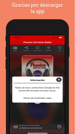 Game screenshot Passion Christian Radio apk
