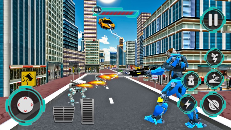 Flying Bat Robot Car Transform screenshot-3