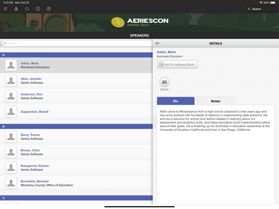 AeriesCon Spring 2023 screenshot 4
