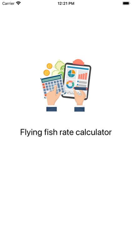 Flying fish rate calculator