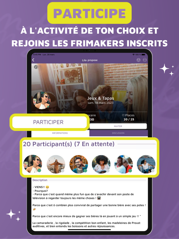 Frimake - Rencontres amicales