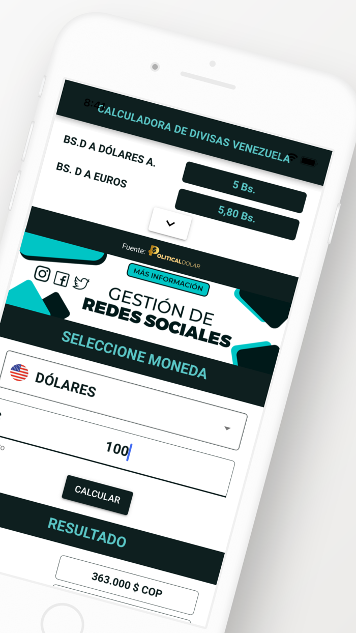 Calculadora Divisas Venezuela