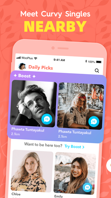 Dating, Meet Curvy - WooPlus Screenshot