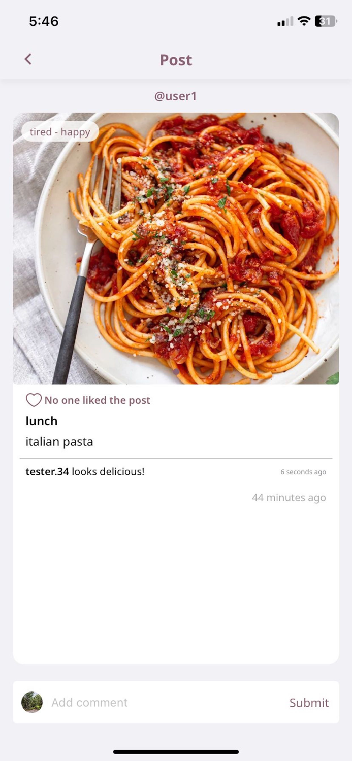 daily munch- food diary