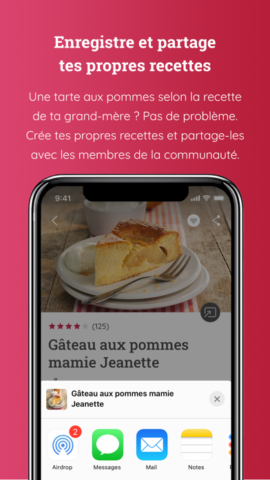 Monsieur Cuisine App iphone captures décran