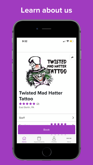 Twisted Mad Hatter Tattoo screenshot 2
