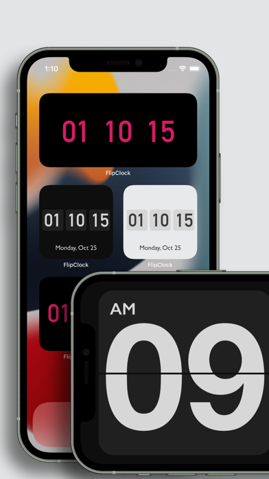 Flip Clock Pro - time widgets IPA Cracked for iOS Free Download