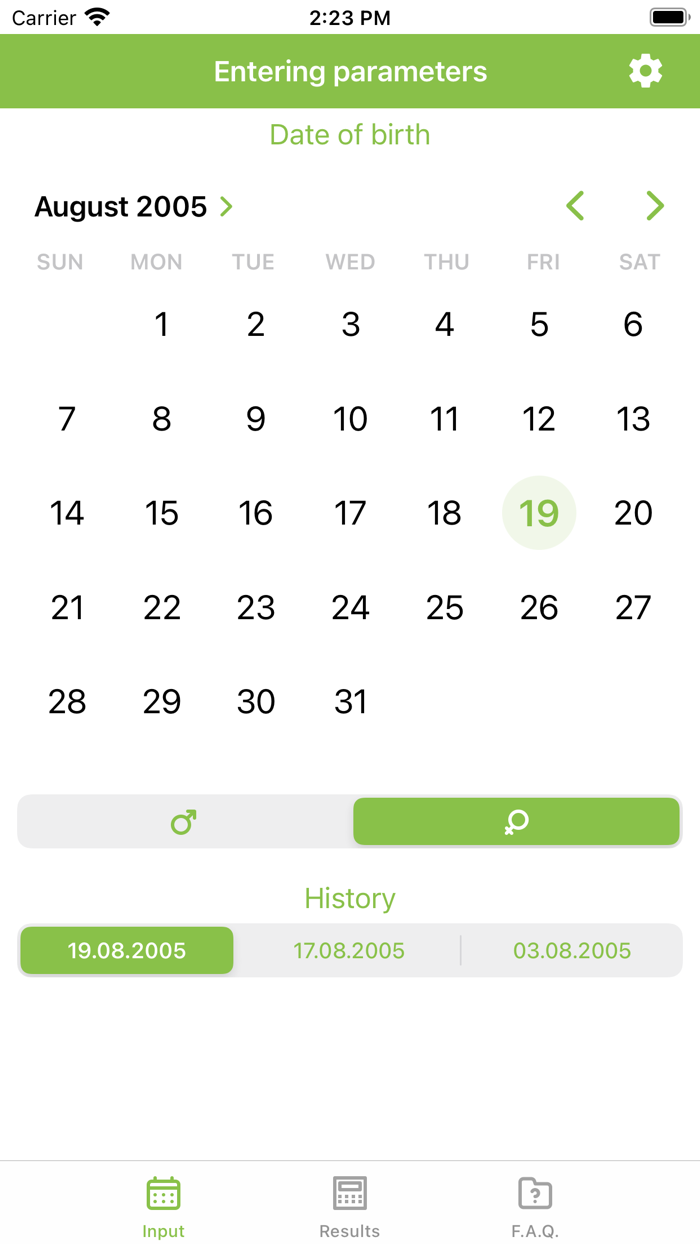 Karmic personality project