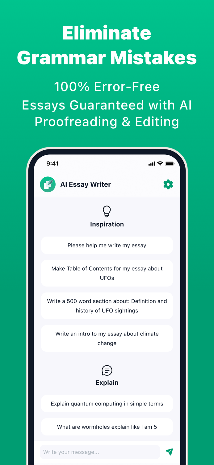 Essay Writer AI Editor