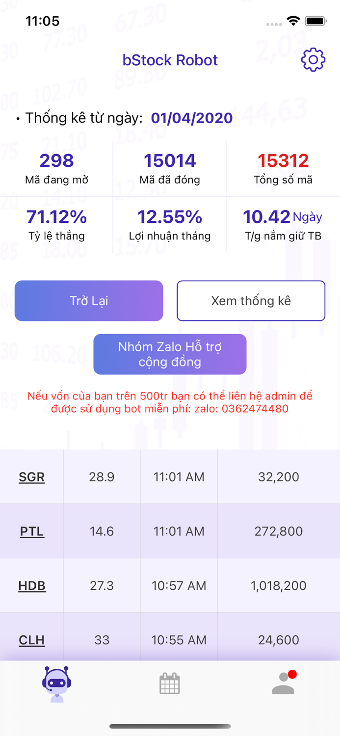 bStock - bot chứng khoán