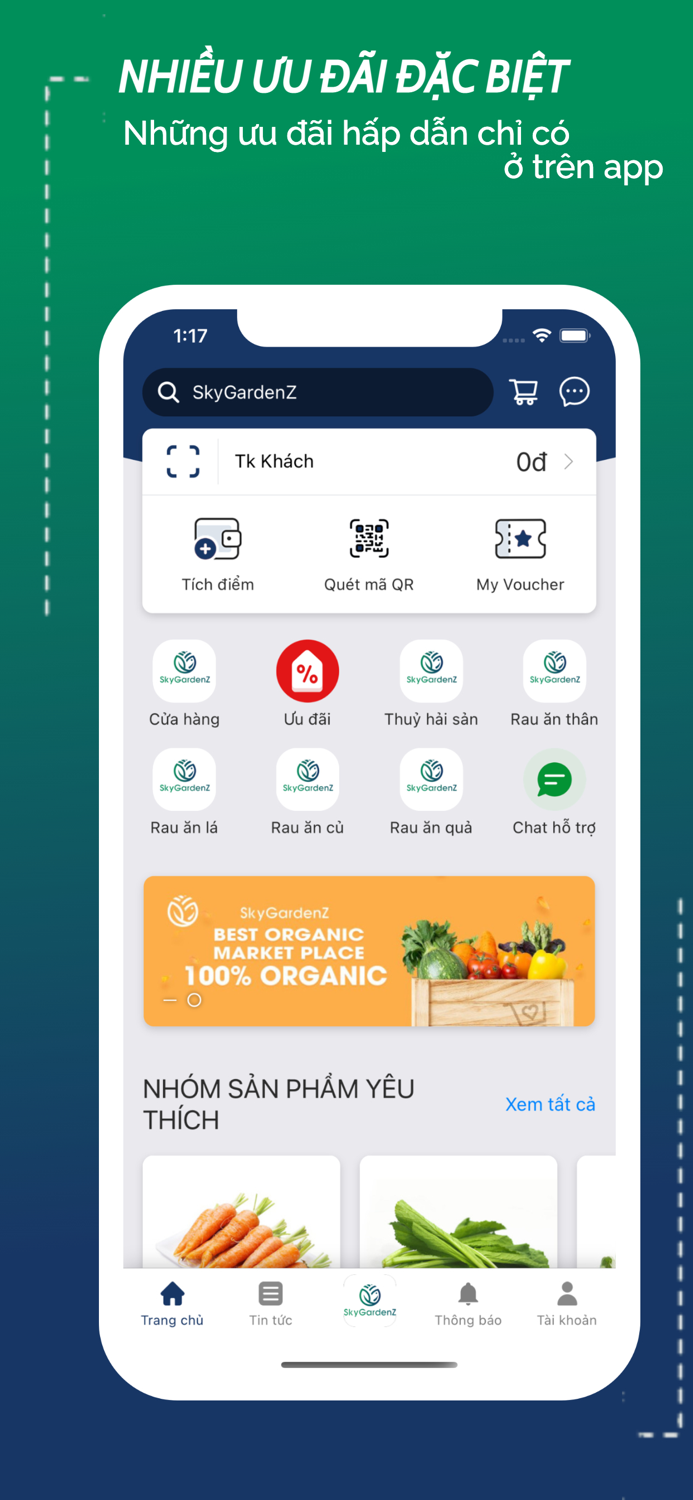 SkyGardenZ - Thực phẩm Organic