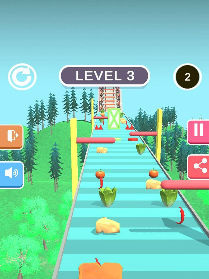 Sandwich Stack Run Collect