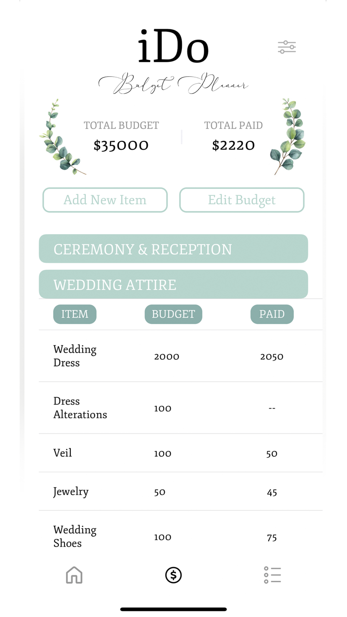 iDo - Wedding Planner