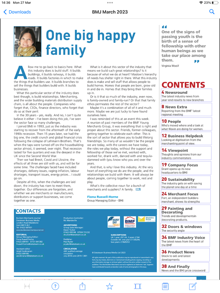 Builders Merchants Journal