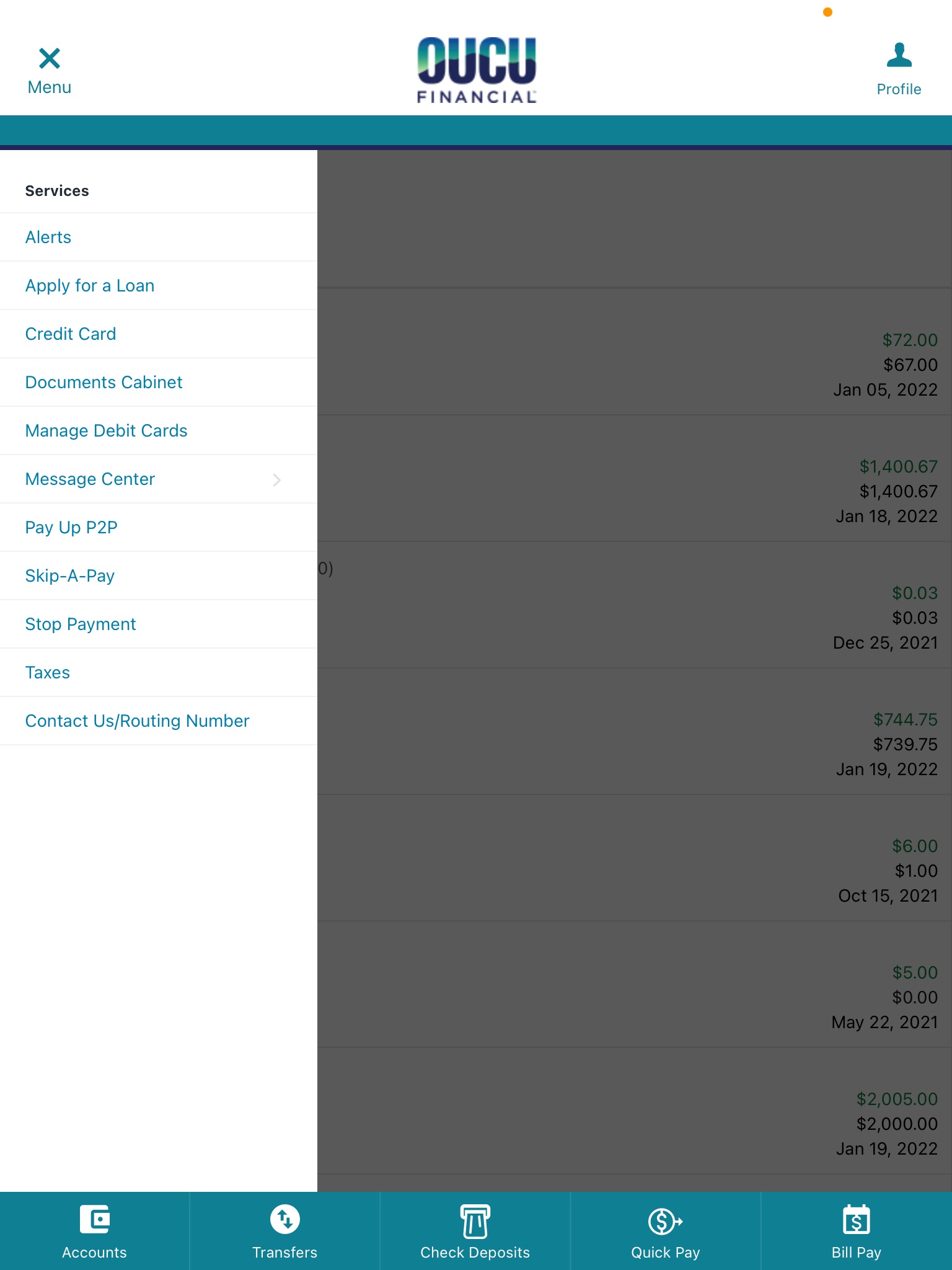 OUCU Financial Mobile screenshot 4