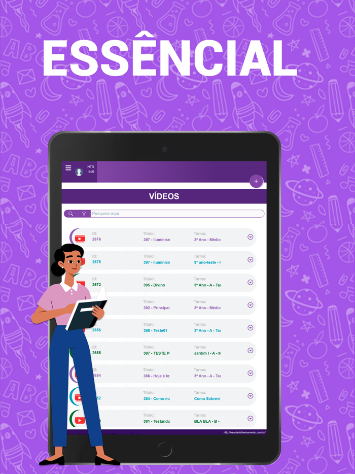 Portal do professor - NTD Soft