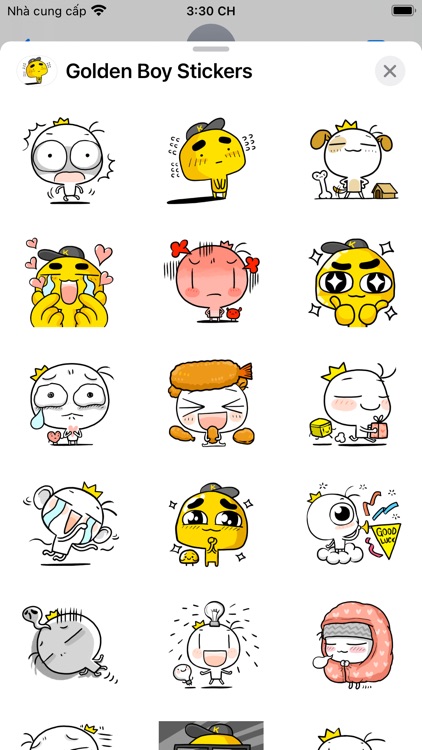 Golden Boy Stickers