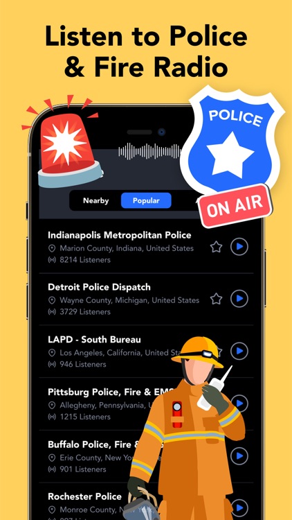 Police Scanner Radio Fire   by MyApps