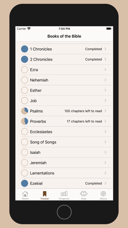 Bible Reading Progress Tracker