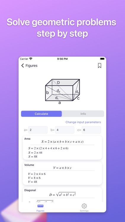 Geometry Solver: Calculator