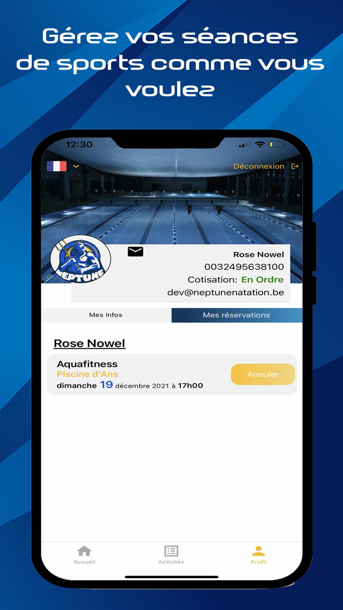 Neptune Ans Natation