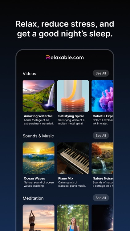 Relaxable.com: Relax & Sleep