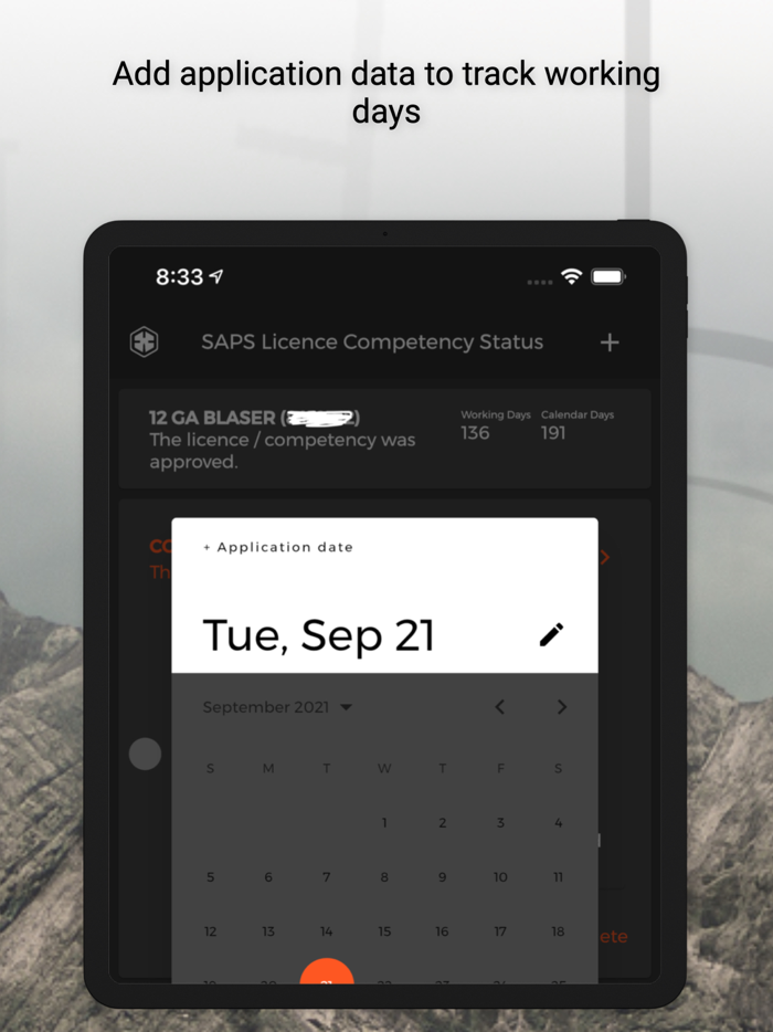 SAPS Licence Competency Status
