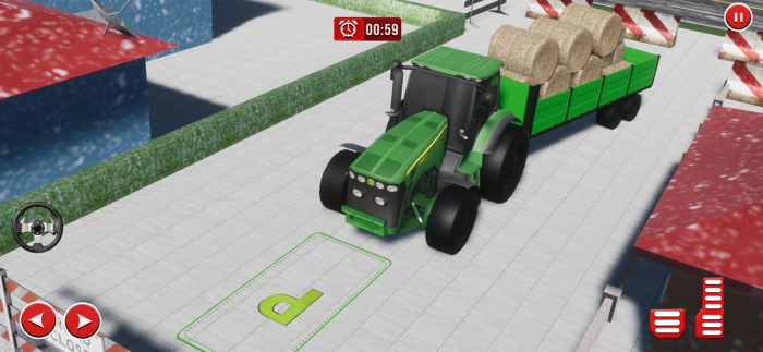 Cargo Tractor Farming Games 3d