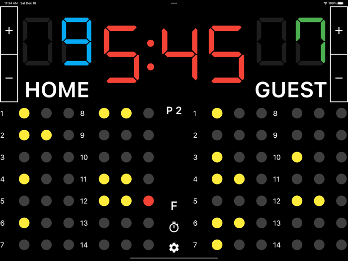 Water Polo Scoreboard