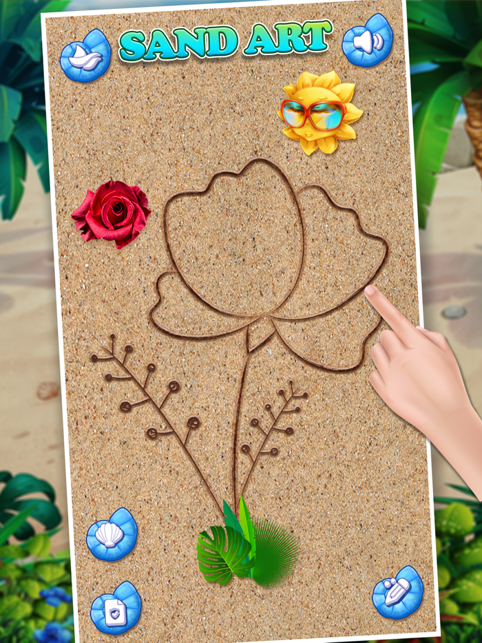 Sand Art Drawing  Sandscaping