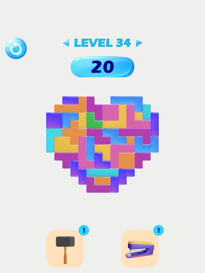 Tap Blocks Tap Away Puzzle