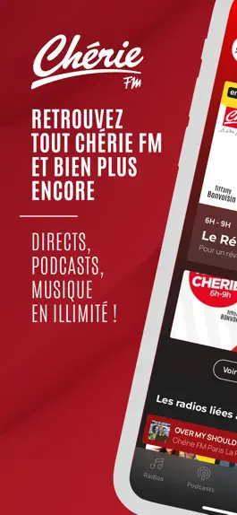Game screenshot Chérie FM : Radios & Podcasts mod apk