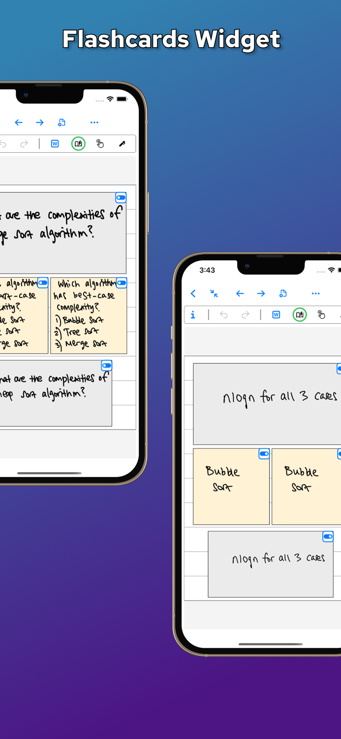 Widget Notebook - Digital Ink