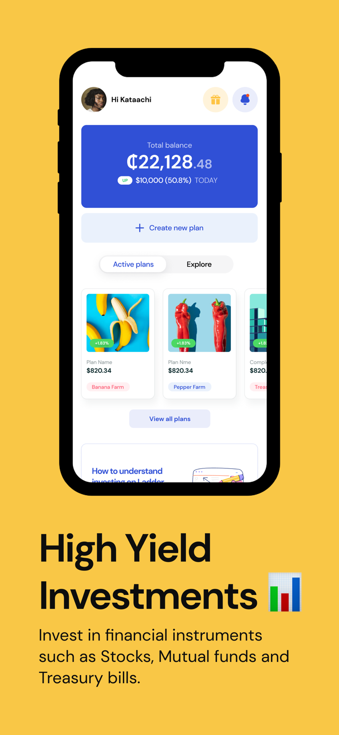 Ladder Track, Invest, Earn