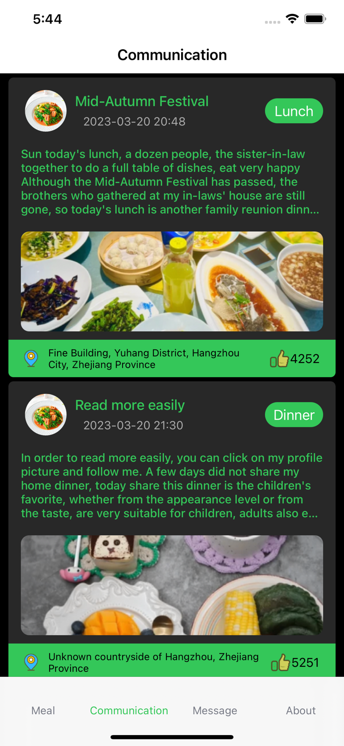 Delicate fine dining