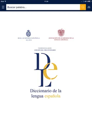 Captura 1 Diccionario RAE y ASALE (DLE) iphone